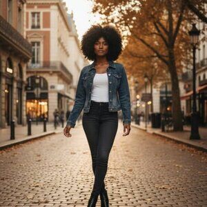 DISTRESS JEAN JACKET